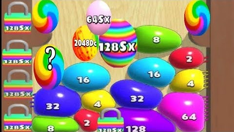 JELLY Run 2048♾️ vs Blob Merge 3d Game - All Levels part 41