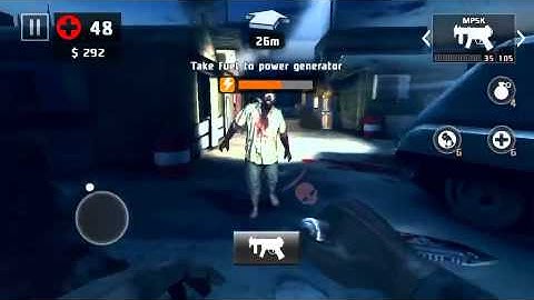 Dead trigger 2 mission: fill the generator with fuel! -power run