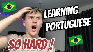 British guy tries to learn Portuguese (Brazil) - SPEAKING PORTUGUESE !
