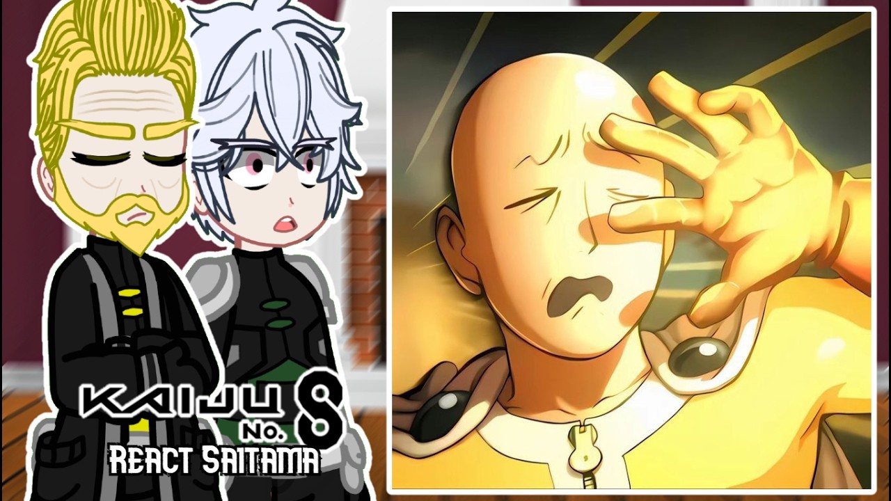 Kaiju No.8 React to Saitama | One Punch Man