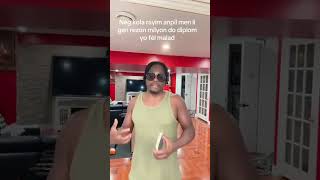Neg Fo Diplôme Nan Preske Fu Kounyea Lap Envante Pawòl..morvan Kanpe Dan