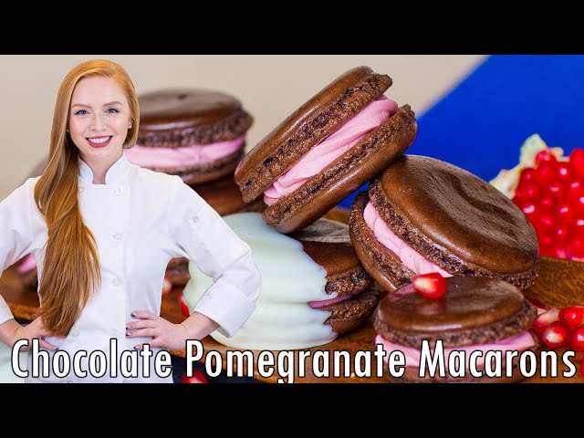 Tech News: Chocolate Pomegranate Macarons