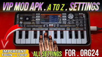 ORG-24 All Settings, Tune, and Loop Explained । एक #video में सारा सेटिंग करो#org2024