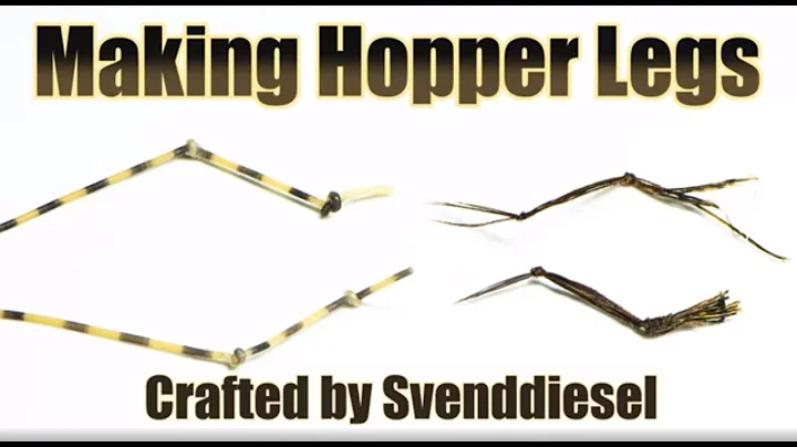 How to Make Natural and Rubber Knotted Hopper Legs...