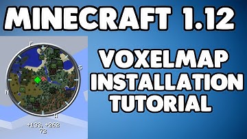 MINECRAFT 1.12: HOW TO INSTALL VOXELMAP (ZAN