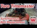 Timemaster Sync Belt Replacement