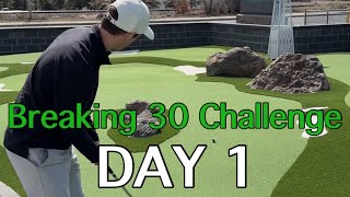 We Traveled Across the Country - DAY 1: Breaking 30 Challenge (Putttek Flagstaff)