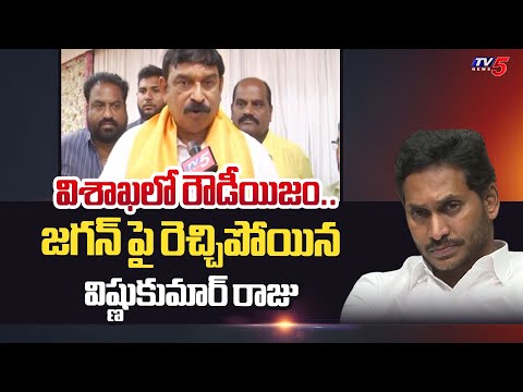 Vishaka North BJP Candidate Vishnu Kumar Raju Sensational Comments On CM Jagan | AP Elections | TV5 - TV5NEWS