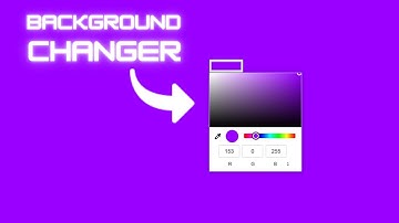 Realtime Background Color Selector | Background Changer Using HTML, CSS and JS | Website Development