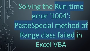 Solving the Run-time error 