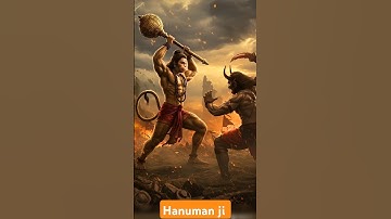 Hanuman ji 🕉️ vs 👿 demon #hanuman #hanumanji #hanumanstatus #hanumanchalisa #demon
