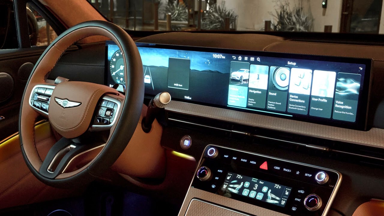 Genesis: функция HD Radio может блокировать отображение информации на дисплее водителя во время д...