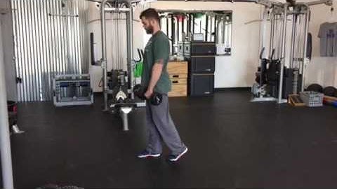 Split Stance DB RDL