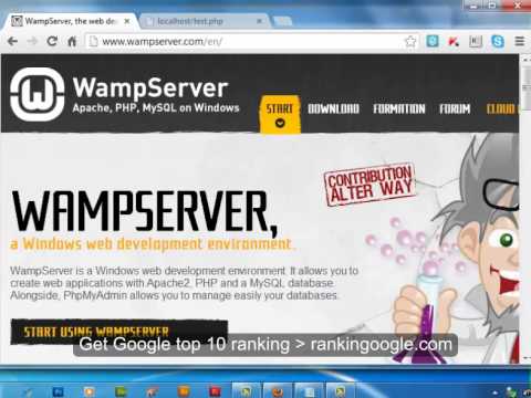 PHP Tutorial : Run your first php script in Windows | www.onlinecomputerteacher.net