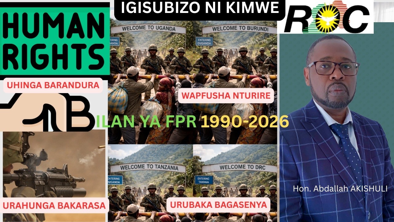 NO GUPFUSHA UKARIRA NTIBYEMEWE KURI FPR ! KURI ROC GUSANA UMUNTU NI ISHINGIRO RYA BYOSE !
