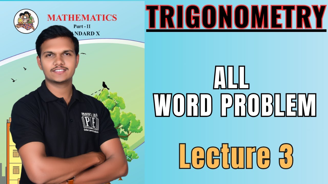 Trigonometry All Word Problem Question  | Class 10th Math's 2 chapter 6