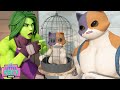 KIT GETS GROUNDED BY HIS NEW STEP MOM SHE HULK | Fortnite Short Film