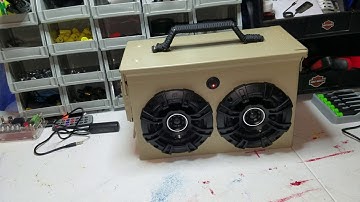 Desert Storm Style Ammo Box Boom Box