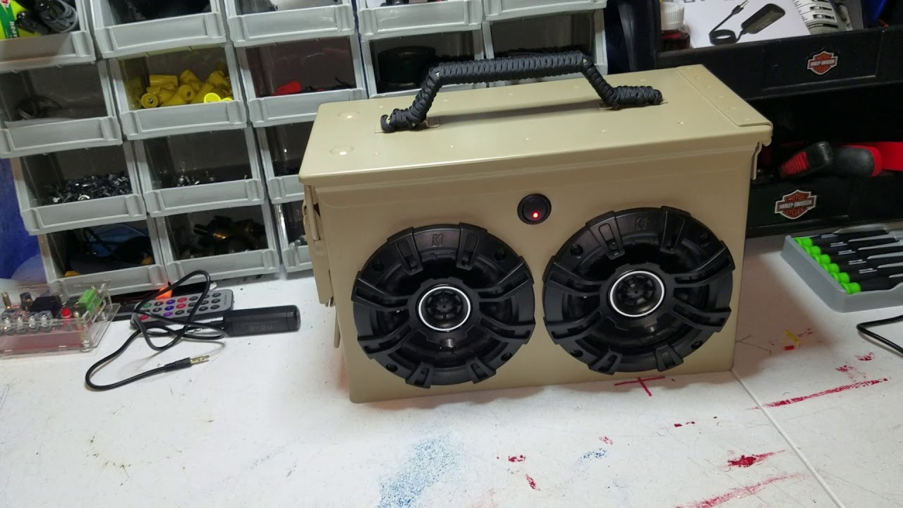 Desert Storm Style Ammo Box Boom Box