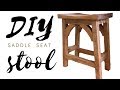 DIY Saddle Seat Bar Stool