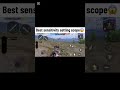 😱Best Sensitivity Setting Scope😱 #pubgmobile #pubg #shorts #bgmi #shortsfeed #gaming