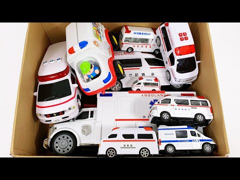 救急車のミニカー走る！緊急走行テスト。坂道走る☆Ambulance minicar runs in an emergency! Slope driving test