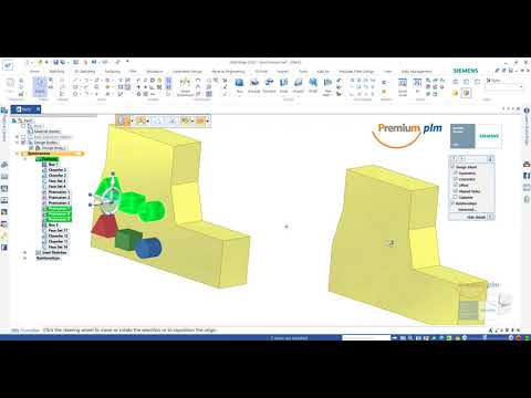 Solid Edge Trick & Tip: Move command seires,Detach face option