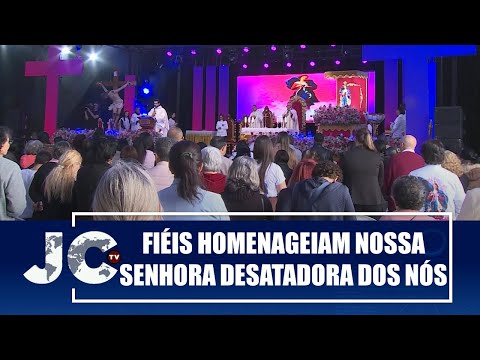 Fiéis e devotos homenageiam Nossa Senhora Desatadora dos Nós em Mogi das Cruzes – JCTV – 18/08/25