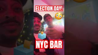 NYC Bar Reacts to Election Results While Biggie Plays 🍎😳