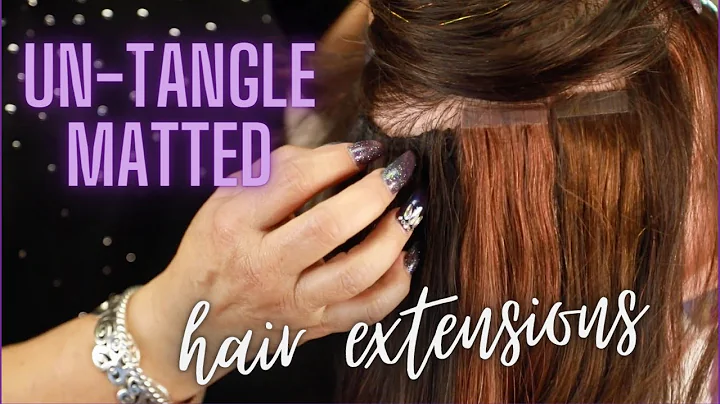 Matting and Tangling tips for Hair Extensions