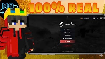 How To Install Feather Client in Mojo🔥 Launcher || Feather Client in Mojo 350+ FPS in Low End Device