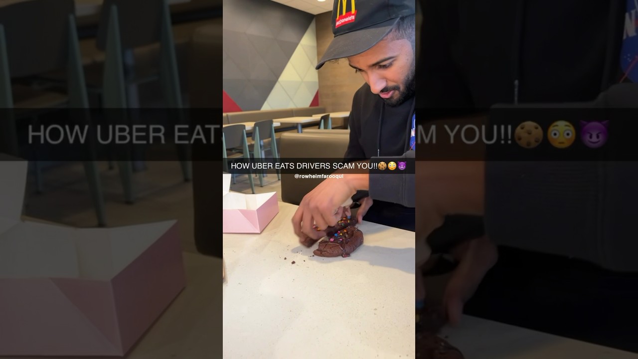 HOW UBER EATS DRIVERS SCAM YOU!!🍪😳