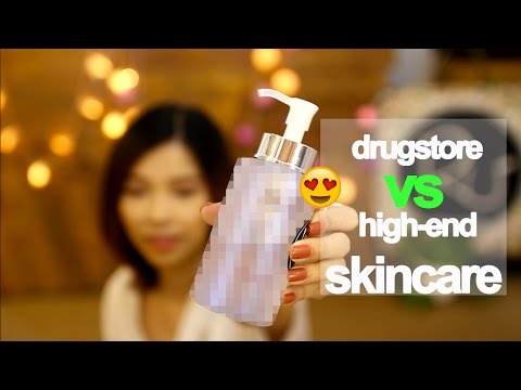 RƯ REVIEW ♡ SẢN PHẨM CHĂM SÓC DA BÌNH DÂN vs HIGHEND - Best Drugstore Skincare? 🎁