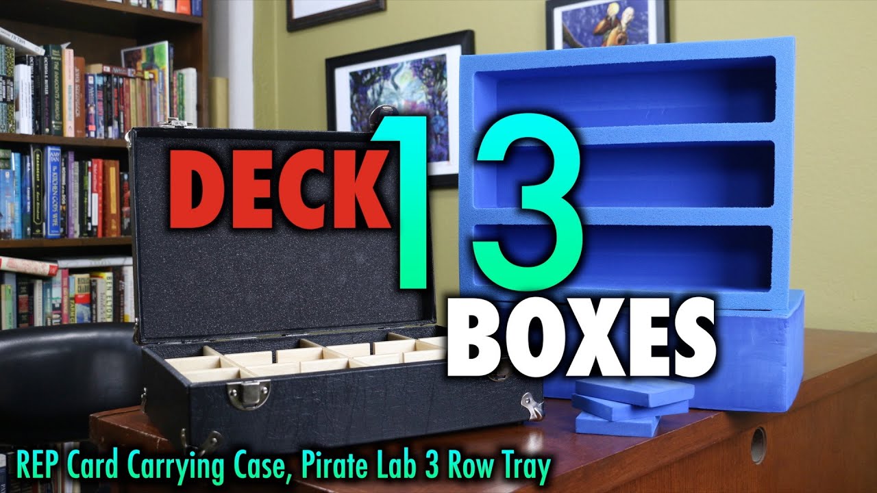 trayvon martin MTG - Deck Boxes 13 - Pirate Lab 3 Row Tray and R.E.P. Gaming Case for Magic: The Gathering