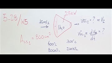 Thermodynamics Mech3001 - Week 5 - Problem 6 (5.28)