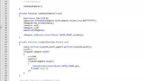 Video Corso Flash Actionscript 3.0 - La classe BitmapData