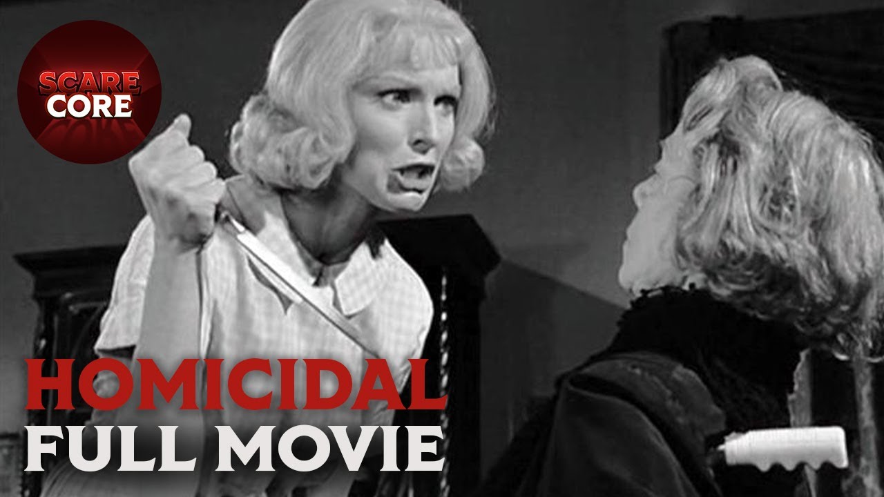 Homicidal (1961) | Ft. Jean Arless | Full Movie | ScareCore