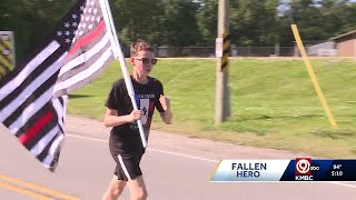 Tribute run held for fallen Kansas City firefighter-paramedic