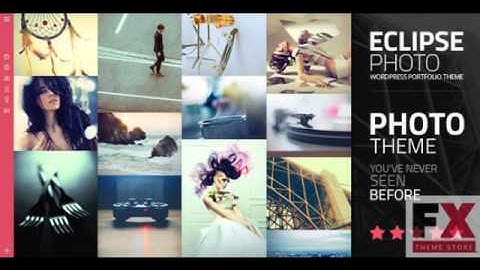 Preview eClipse Photo Portfolio WordPress Theme TForest