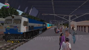 Indian Train Simulator Open Rails Msts game Play Video Khandesh Route #train​#railwaycrossing