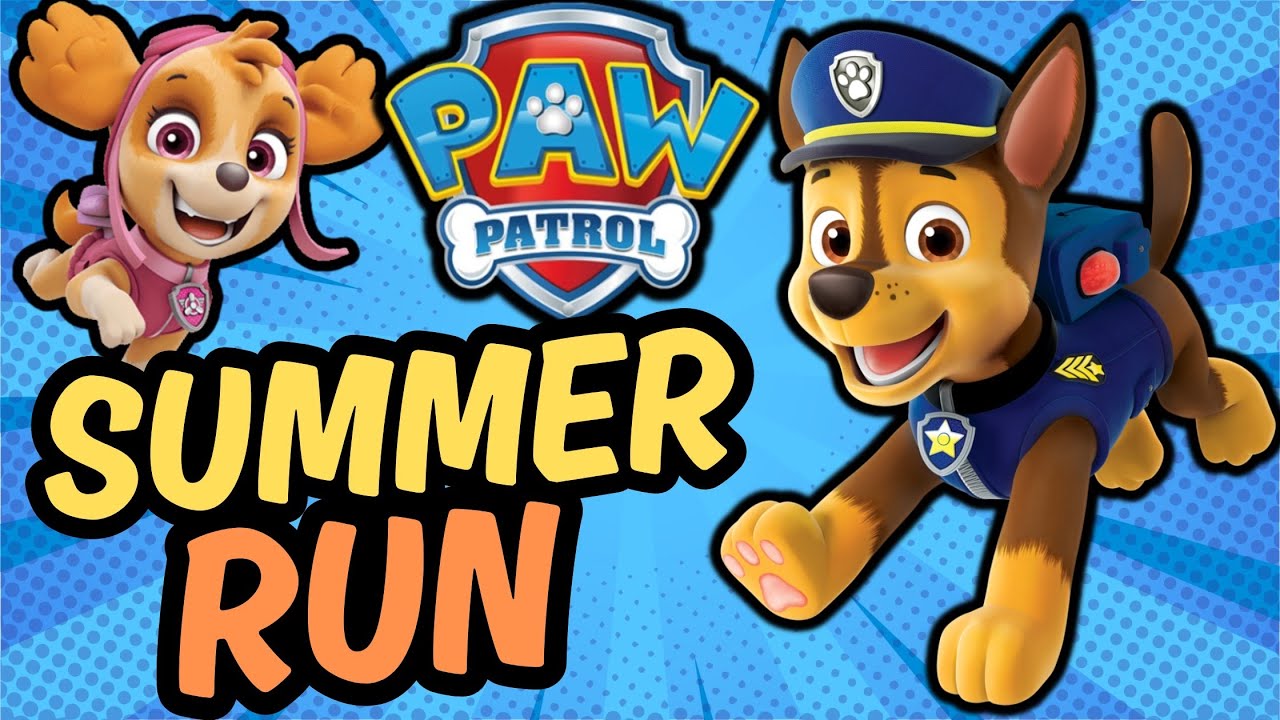 Paw Patrol Run 🐾 Summer Brain Break 🐾 Freeze Dance 🐾 Danny Go Noodle ...