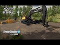 Volvo EC300EL Excavator Construction And Forestry Test! | FS22 | Farming Simulator 22