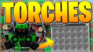  How to GET TORCHES in Roblox Skyblox... (SECRET ITEM)