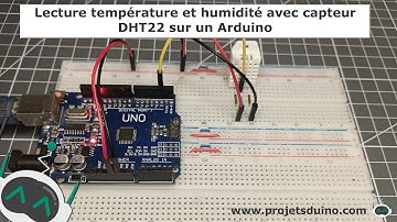 Lecture température et humidité avec capteur DHT22 sur un Arduino