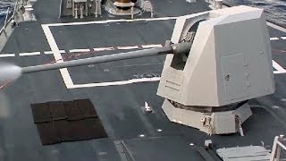 Mk 45 - 5インチ 62口径 艦載砲 (Mod 4) - (5-inch 62-caliber Mk 45 gun) [HD]