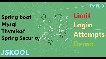 Part-3 Limit Login Attempts (Created Login Process and Templates) with spring boot #springboot #java