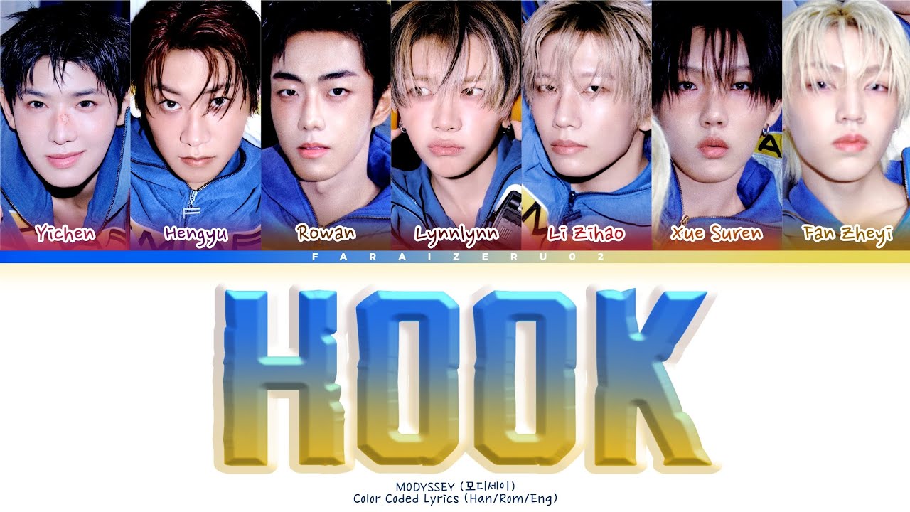 MODYSSEY (모디세이) – HOOK (훅) Color Coded Lyrics (Han/Rom/Eng