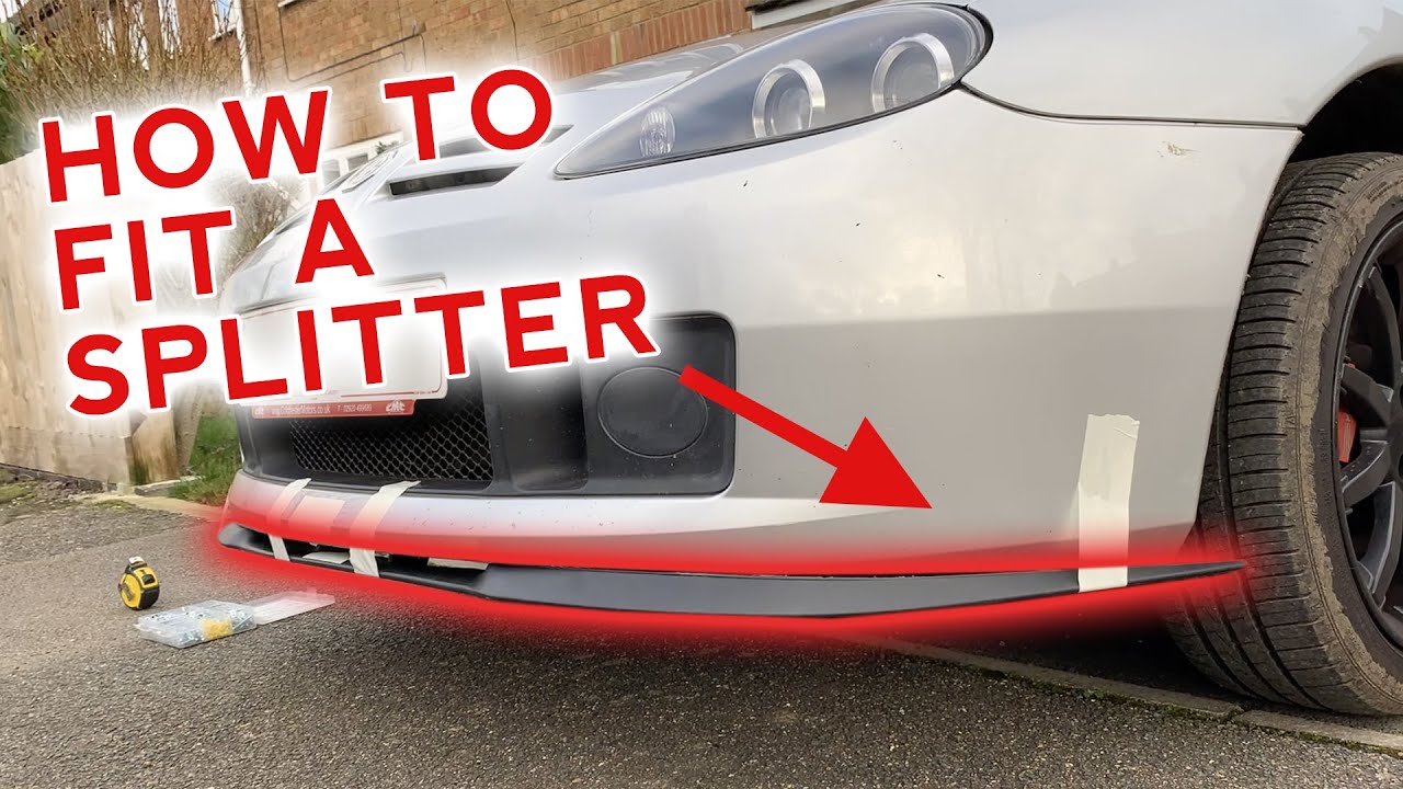 How To Fit a Front Splitter to Your MG TF TUTORIAL YouTube