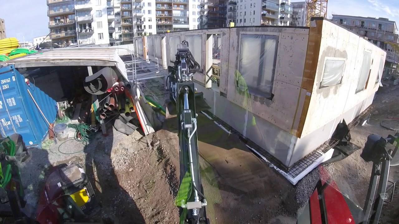 Huddig 1260D En dag på bygget