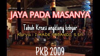 Tabuh Kreasi Linggar Petak Angklung kebyar PKB 2009 Karya: I Made Subandi, S.Sn